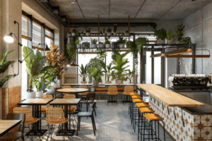Thiết kế nội thất quán cafe nhỏ