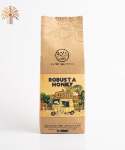 Cà phê Robusta Honey Hậu Vị Ngọt Rang Mộc Nguyên Chất 500G