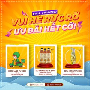 Chương trình khuyến mãi tháng 7 khách lẻ